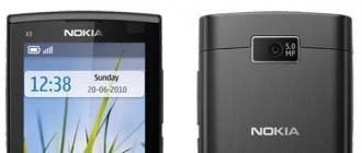 Mobile phone Nokia X3 