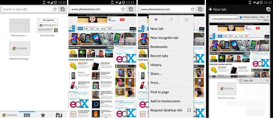 Choosing the best browser for android smartphones and tablets