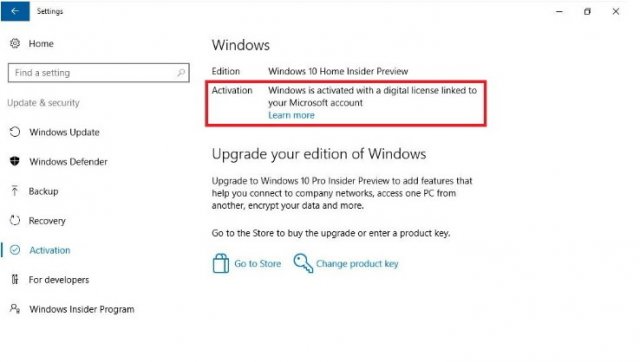 Windows 10-ni faollashtirish nimani anglatadi