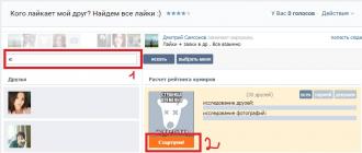 How to see what a person has liked on VKontakte through a special application?