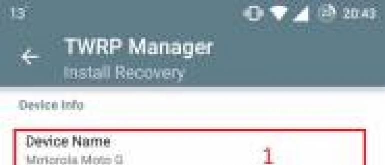 Comment installer TWRP Recovery sur Android - instructions étape par étape Firmware via les instructions de récupération Twrp