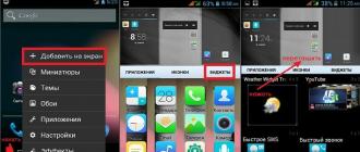 How to install widgets on a Xiaomi smartphone
