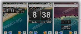How to return the big clock to the smartphone screen (Android) Download clock to the android digital screen